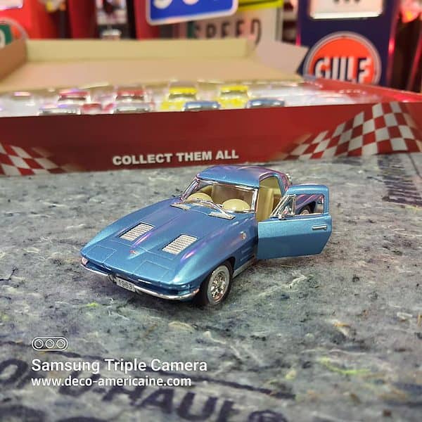 1963 chevrolet corvette stingray miniature échelle 1/38 12.70cm