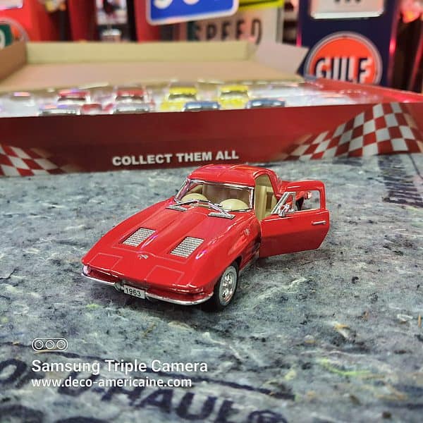 1963 chevrolet corvette stingray miniature échelle 1/38 12.70cm