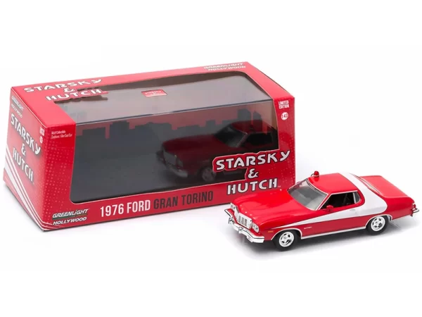 hollywood starsky & hutch 1976 ford gran torino red 1