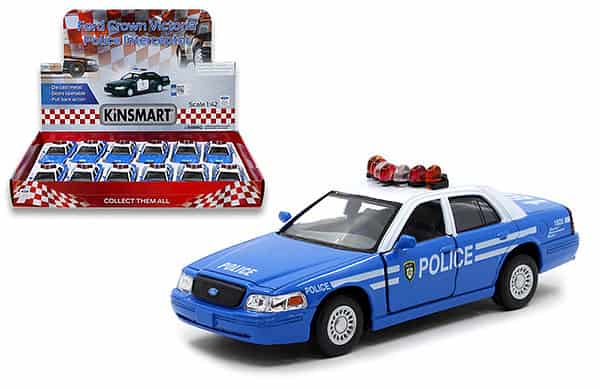 ford crown victoria "new york police department" miniature échelle 1/42 12.70cm