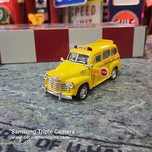 1950 chevy suburban school bus miniature échelle 1/38 12.70cm