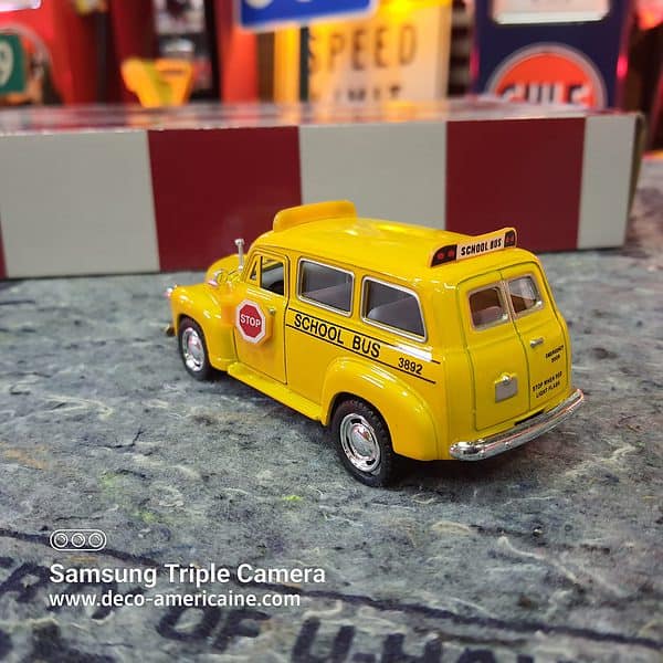 1950 chevy suburban school bus miniature échelle 1/38 12.70cm