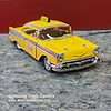 chevrolet bel air taxi miniature échelle 1/38 12.70cm
