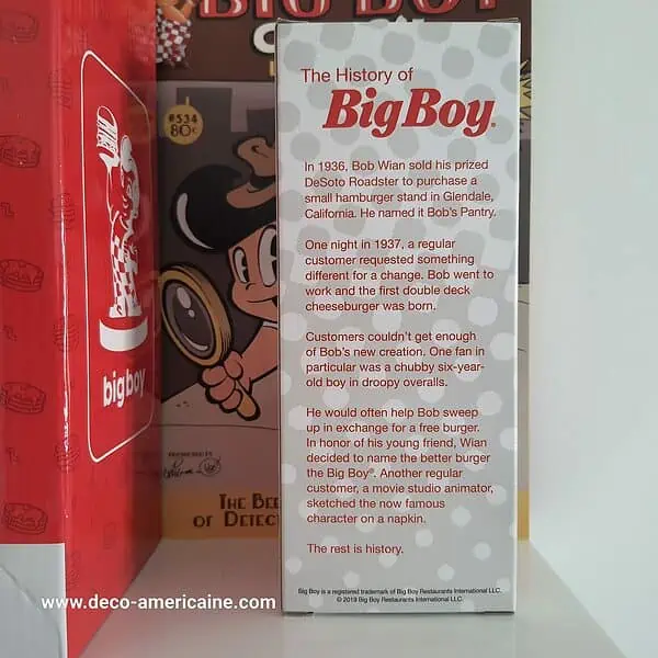 bobble head bob's big boy avec hamburger edition limitee