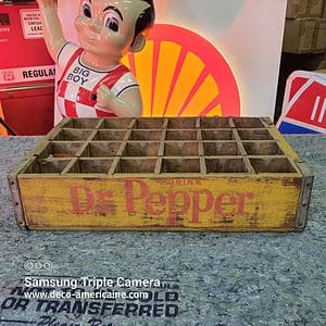 caisse en bois de transport de bouteilles de soda dr pepper (copie) (copie)