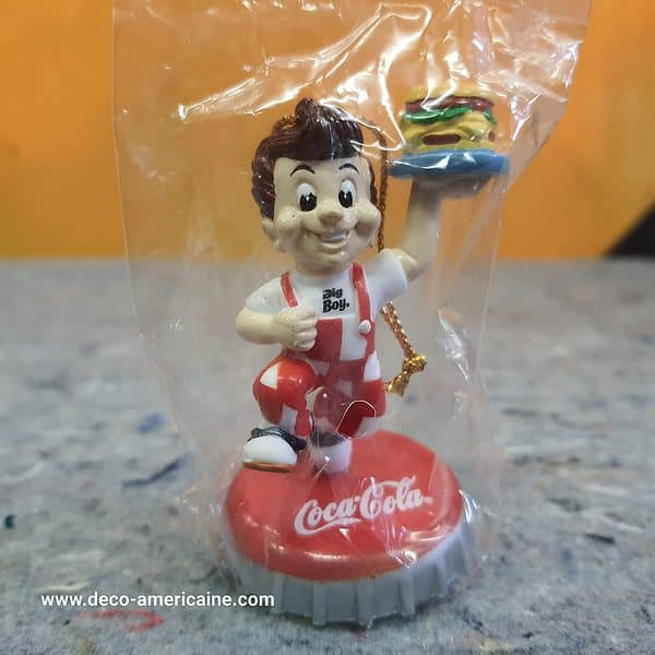 ornement de sapin de noel "coca cola" avec bob's big boy avec hamburger quantitee limitee