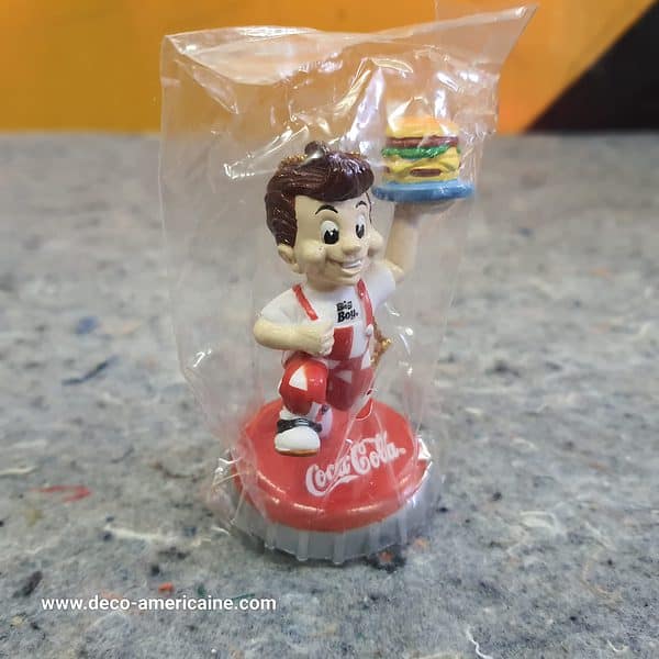 ornement de sapin de noel "coca cola" avec bob's big boy avec hamburger quantitee limitee