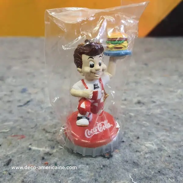 ornement de sapin de noel "coca cola" avec bob's big boy avec hamburger quantitee limitee