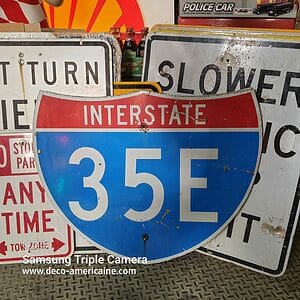 panneaux de direction des autoroutes américaines interstate highway TEXAS 35E