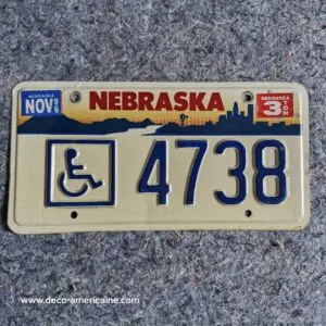 plaque d'immatriculation américaine nebraska wagon