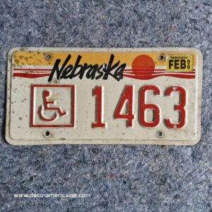 plaque d'immatriculation américaine nebraska wagon