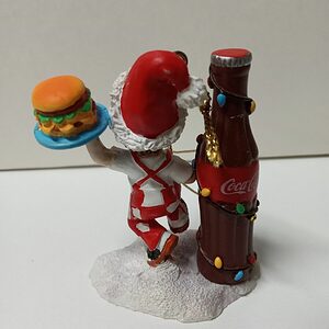 ornement de sapin de noel "coca cola" frisch's avec bob's big boy avec hamburger quantitee limitee en pre commande