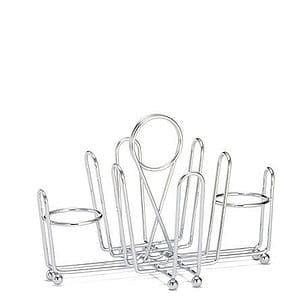 rack pour ketchup et moutarde (shaker sel, poivre inclus)
