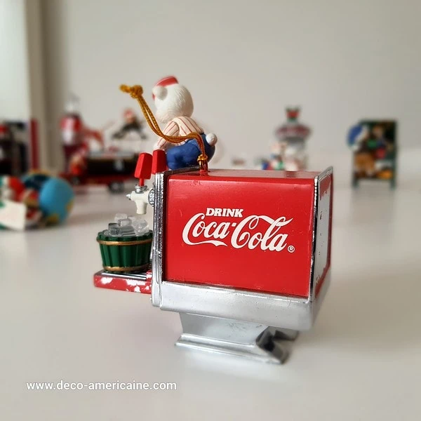 décoration de noël ornement de sapin de noël coca cola vintage 1980's / 1990's (copie)