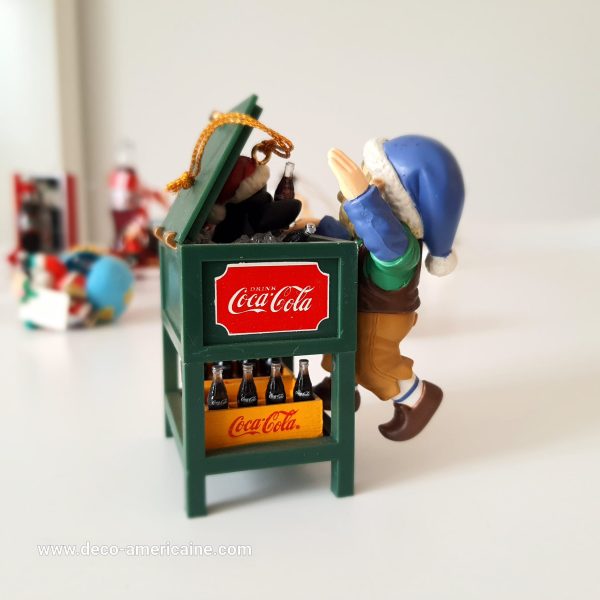 décoration de noël ornement de sapin de noël coca cola vintage 1980's / 1990's (copie)