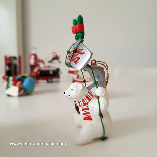 décoration de noël ornement de sapin de noël coca cola vintage 1980's / 1990's (copie)