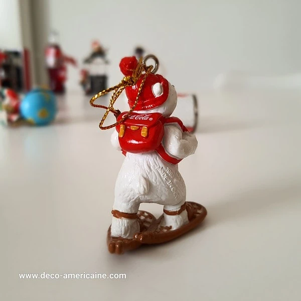 décoration de noël ornement de sapin de noël coca cola vintage 1980's / 1990's (copie)
