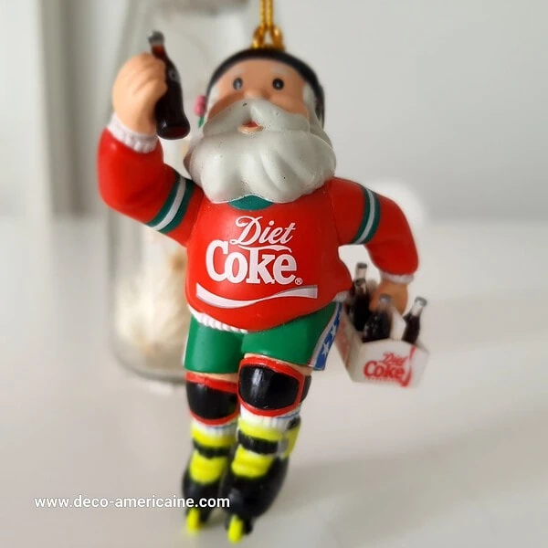 décoration de noël ornement de sapin de noël coca cola vintage 1980's / 1990's (copie)