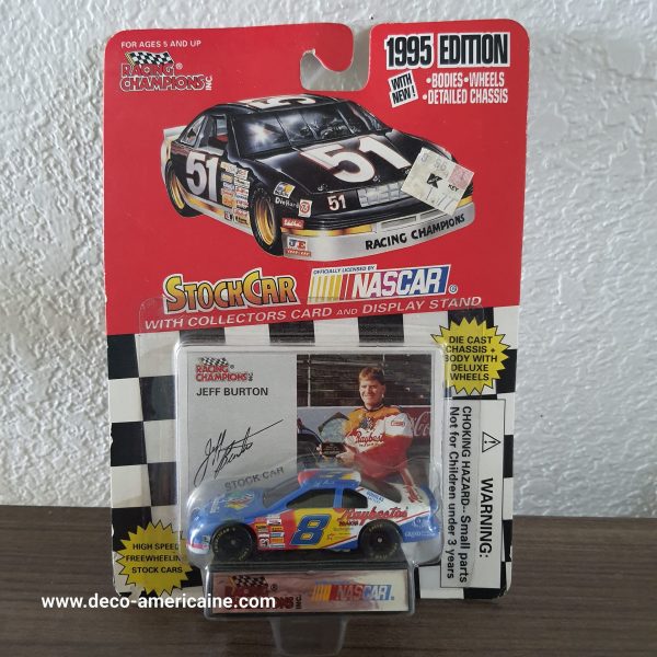 nascar voiture miniature vintage 1995 edition geoff bodine + carte de collection (copie)