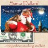 santa dollars billet américain de $2 de collection devise authentique (copie)