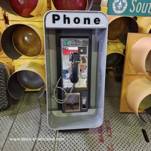 cabine l31 murale avec payphone vintage de rue américain authentique