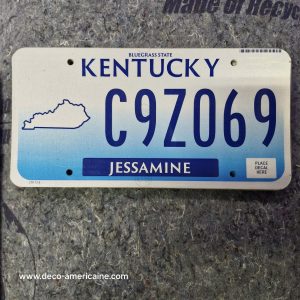 plaque d'immatriculation américaine kentucky (relief) (copie)