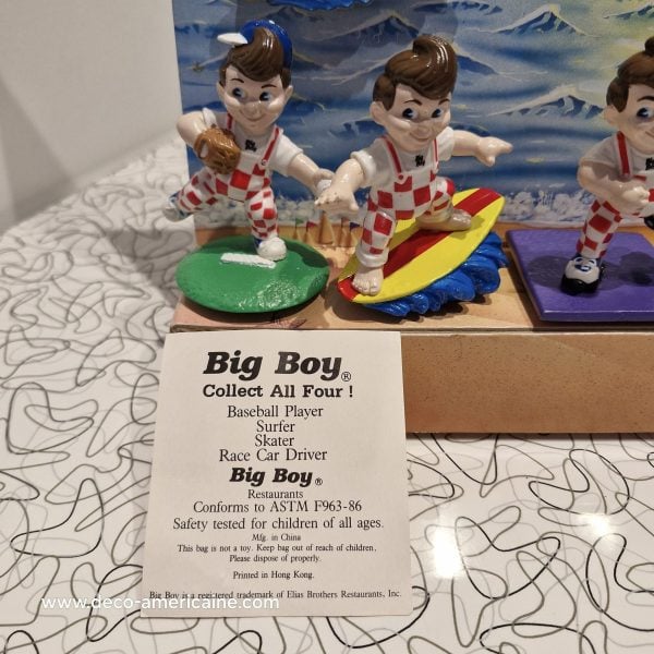 bob's big boy action figures collectible 1980 "collect all four" article rare!