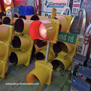 feu tricolore américain à 2 voies avec câblé 120cm avec séquenceur d'alternance des lumières (copie)