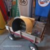 feu tricolore américain à 1 voie câblé 40cm man cave