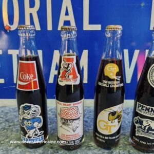 pack 6 bouteilles en verre de coca cola "celebration baseball champions 2005 texas longhorn" (copie)