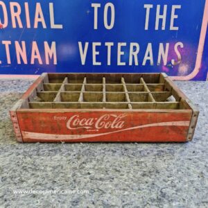 caisse en bois de transport de bouteilles de soda coca cola usa (copie)