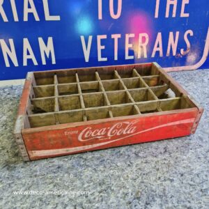 caisse en bois de transport de bouteilles de soda coca cola usa (copie)