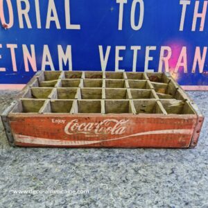 caisse en bois de transport de bouteilles de soda coca cola usa (copie)