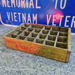 caisse en bois de transport de bouteilles de soda coca cola usa (copie)