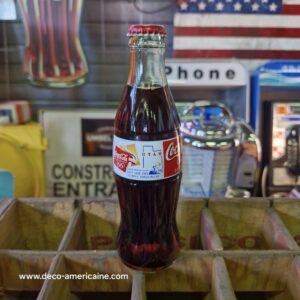 bouteille en verre de coca cola olympic games salt lake city 2002 "torch relay"
