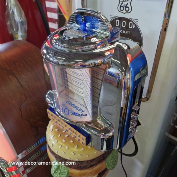 crosley select 100 matic jukebox collector's edition am/fm k7 (repro)