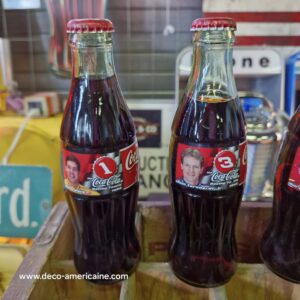 pack 5 bouteilles en verre de coca cola racing family 1999