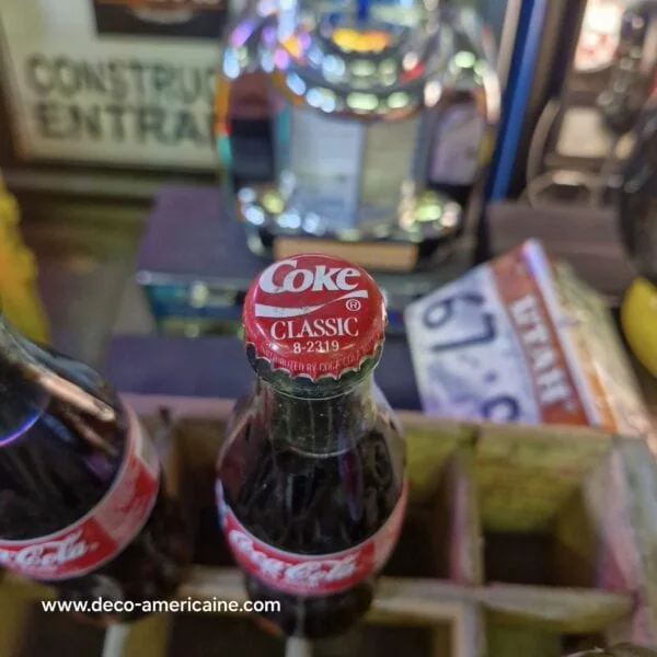 pack 5 bouteilles en verre de coca cola racing family 1999