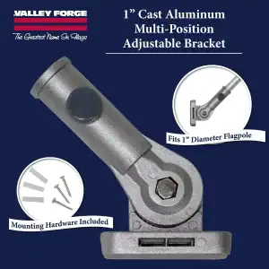 attache murale à 13 positions pour mat de drapeau attache murale à 13 positions pour mat de drapeau