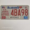 plaque d'immatriculation américaine alabama (copie)