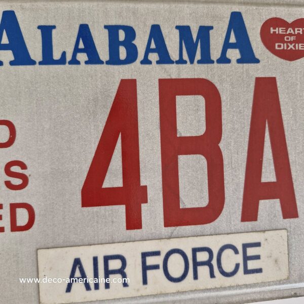 plaque d'immatriculation américaine alabama (copie)