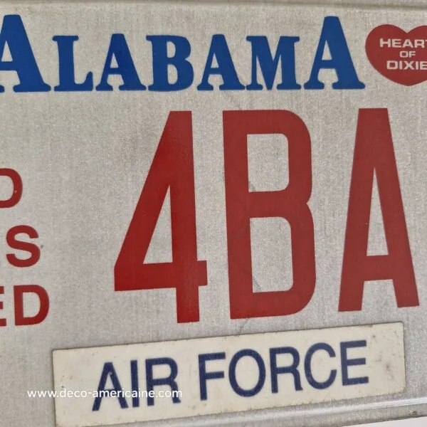 plaque d'immatriculation américaine alabama (copie)