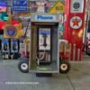 cabine murale avec payphone vintage de rue américain authentique silver "street condition"