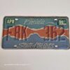 plaque d'immatriculation américaine floride (relief) "salutes veterans" 1992