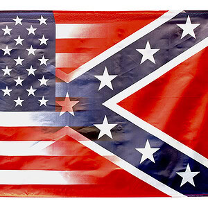 drapeau confédéré imprimé 152cm x 91cm combo usa/rebel