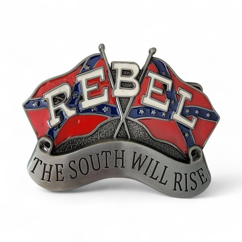 boucle de ceinture américaine confédéré sudiste american by birth southern by the grace of god