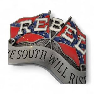 boucle de ceinture américaine confédéré sudiste american by birth southern by the grace of god