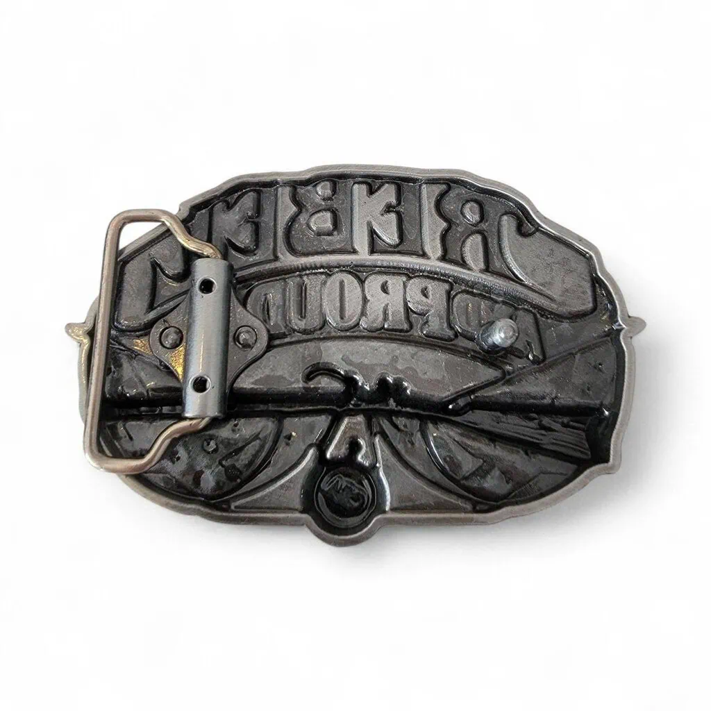 boucle de ceinture américaine confédéré sudiste american by birth southern by the grace of god