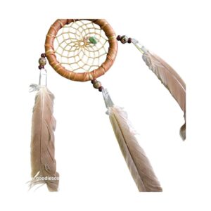 dreamcatcher 5cm native american made usa "chocolate"