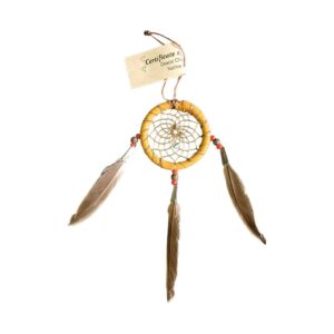 dreamcatcher 5cm native american made usa "gold"